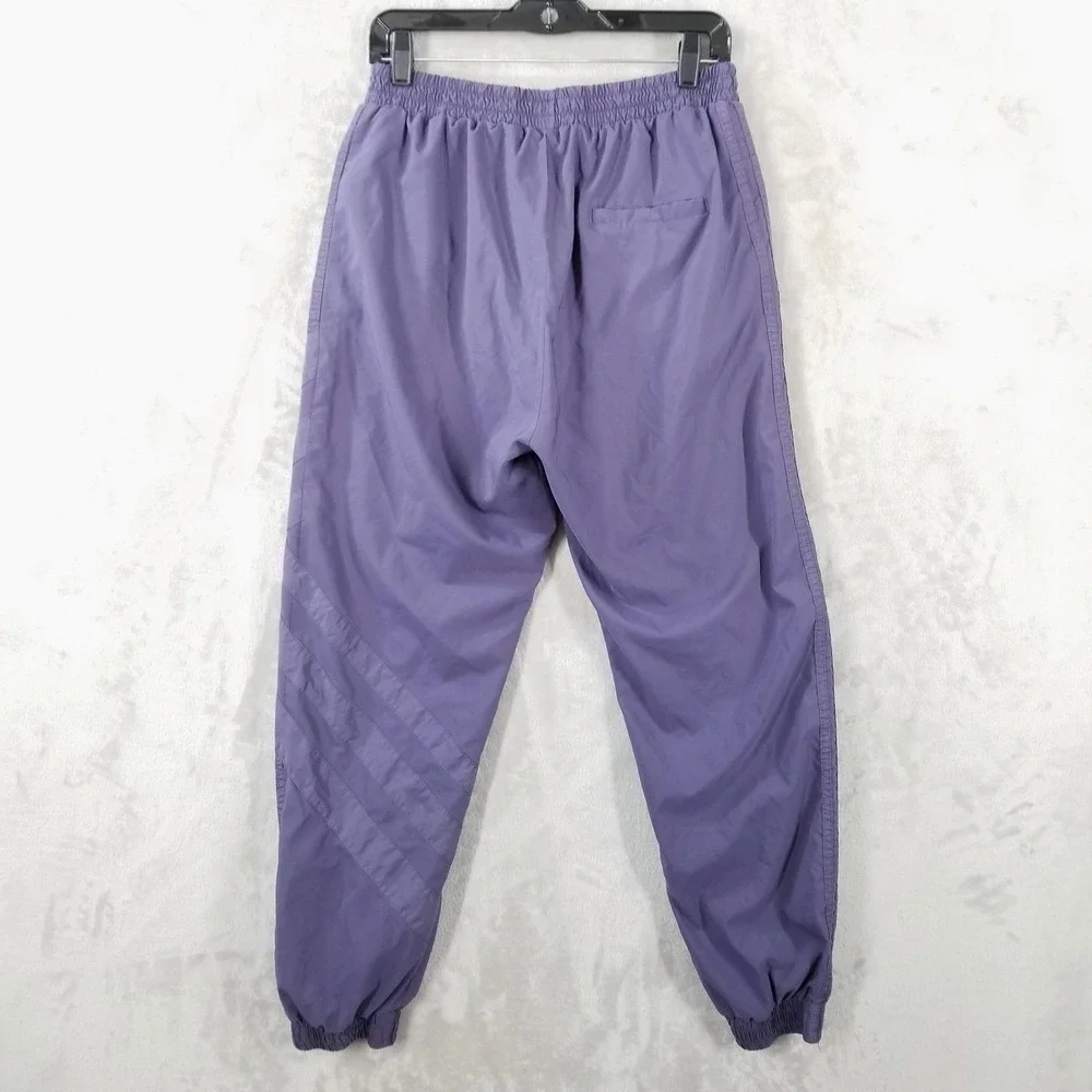 Vintage Adidas Pastel Breezy Track Pants Men L Purple Nylon Windbreaker Trefoil